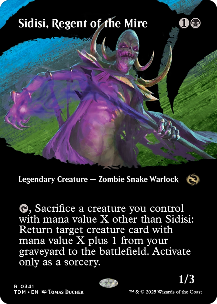 Sidisi, Regent of the Mire (Borderless) [Tarkir: Dragonstorm] | Exor Games Bridgewater