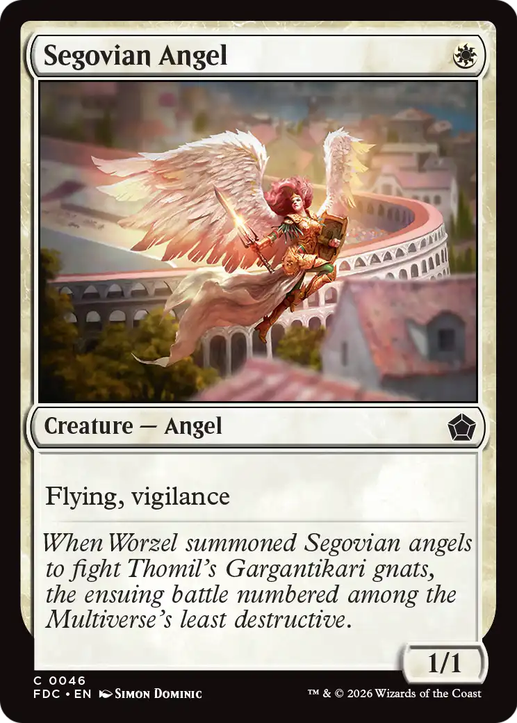 Segovian Angel [Foundations Commander] | Exor Games Bridgewater