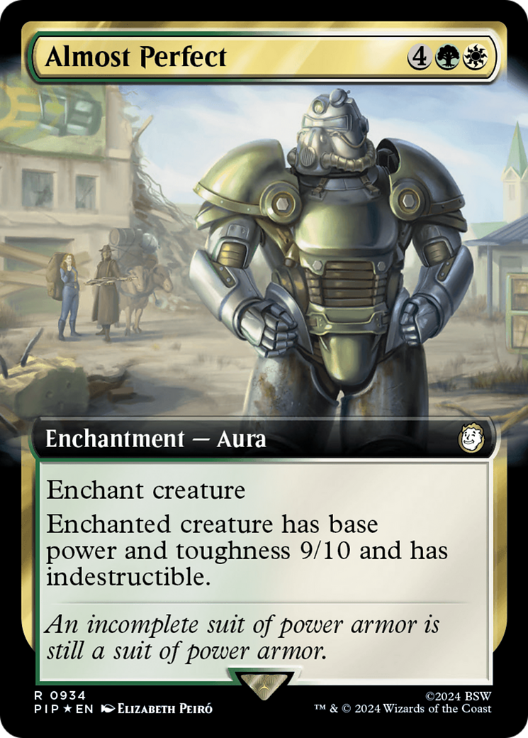 Almost Perfect (Extended Art) (Surge Foil) [Fallout] | Exor Games Bridgewater