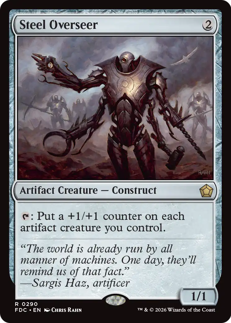 Steel Overseer [Foundations Commander] | Exor Games Bridgewater