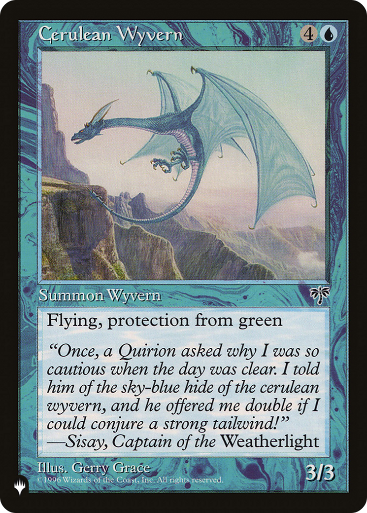 Cerulean Wyvern [The List Reprints] | Exor Games Bridgewater