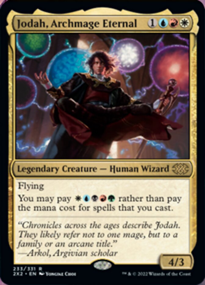 Jodah, Archmage Eternal [Double Masters 2022] | Exor Games Bridgewater