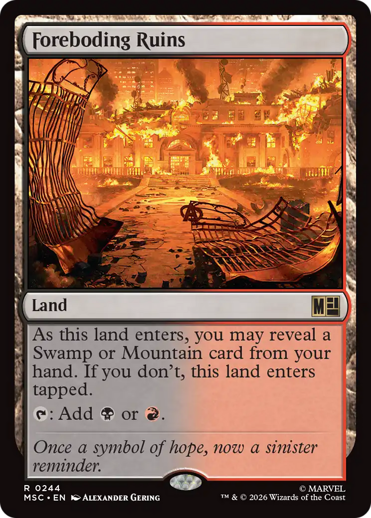 Foreboding Ruins [Marvel Super Heroes Commander] | Exor Games Bridgewater