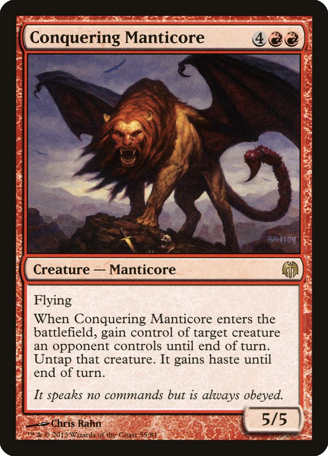 Conquering Manticore [Duel Decks: Heroes vs. Monsters] | Exor Games Bridgewater