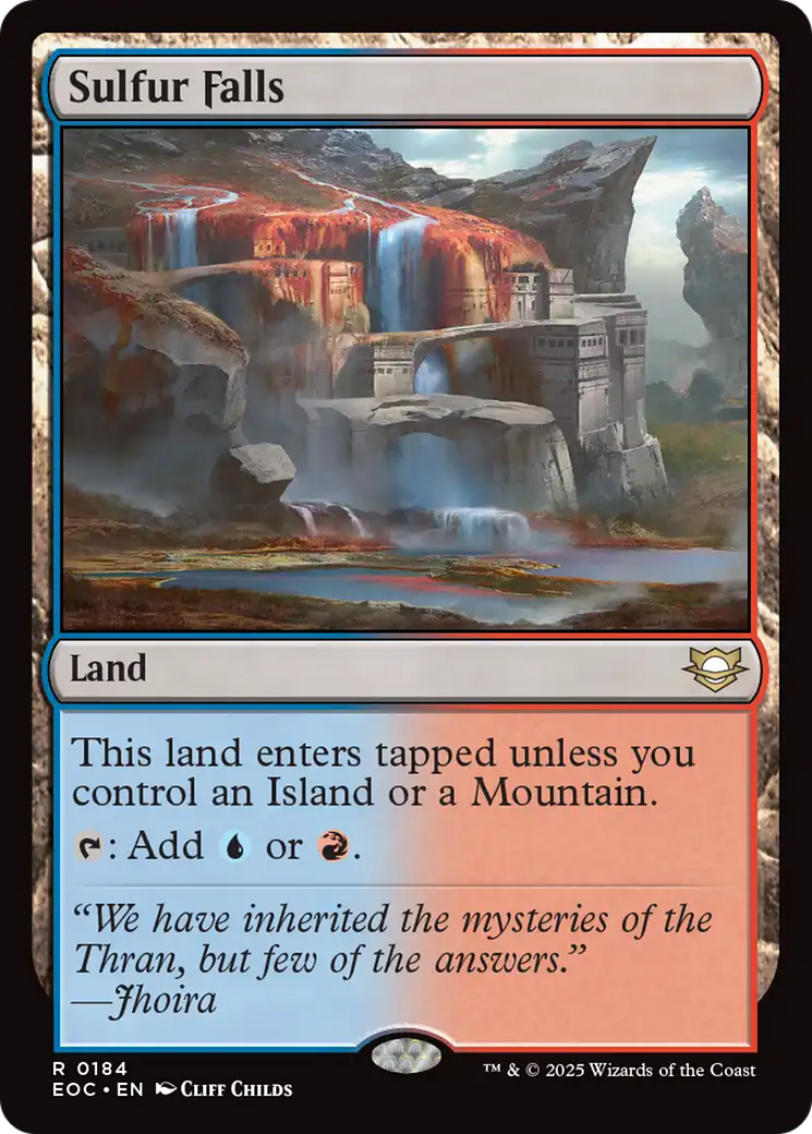 Sulfur Falls [Edge of Eternities Commander] | Exor Games Bridgewater