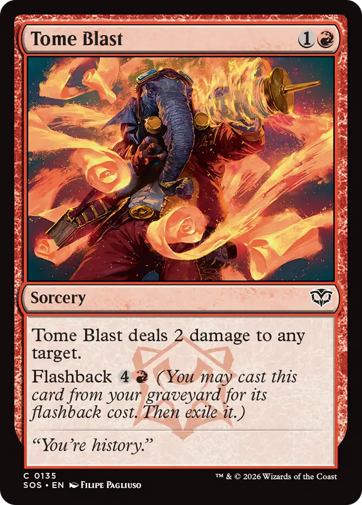 Tome Blast [Secrets of Strixhaven] | Exor Games Bridgewater