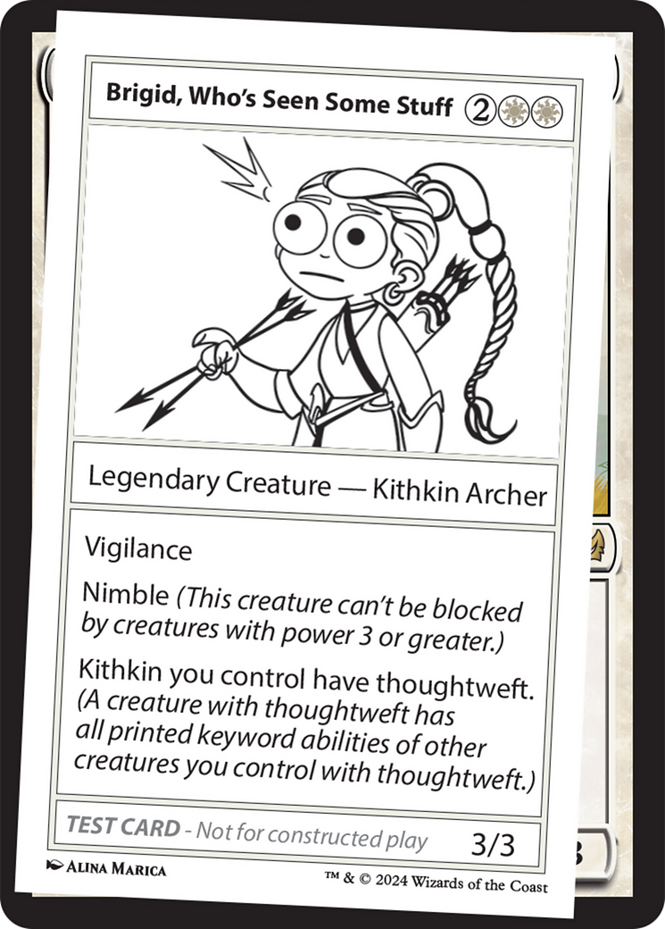 Brigid, Who's Seen Some Stuff [Mystery Booster 2 Playtest Cards] | Exor Games Bridgewater