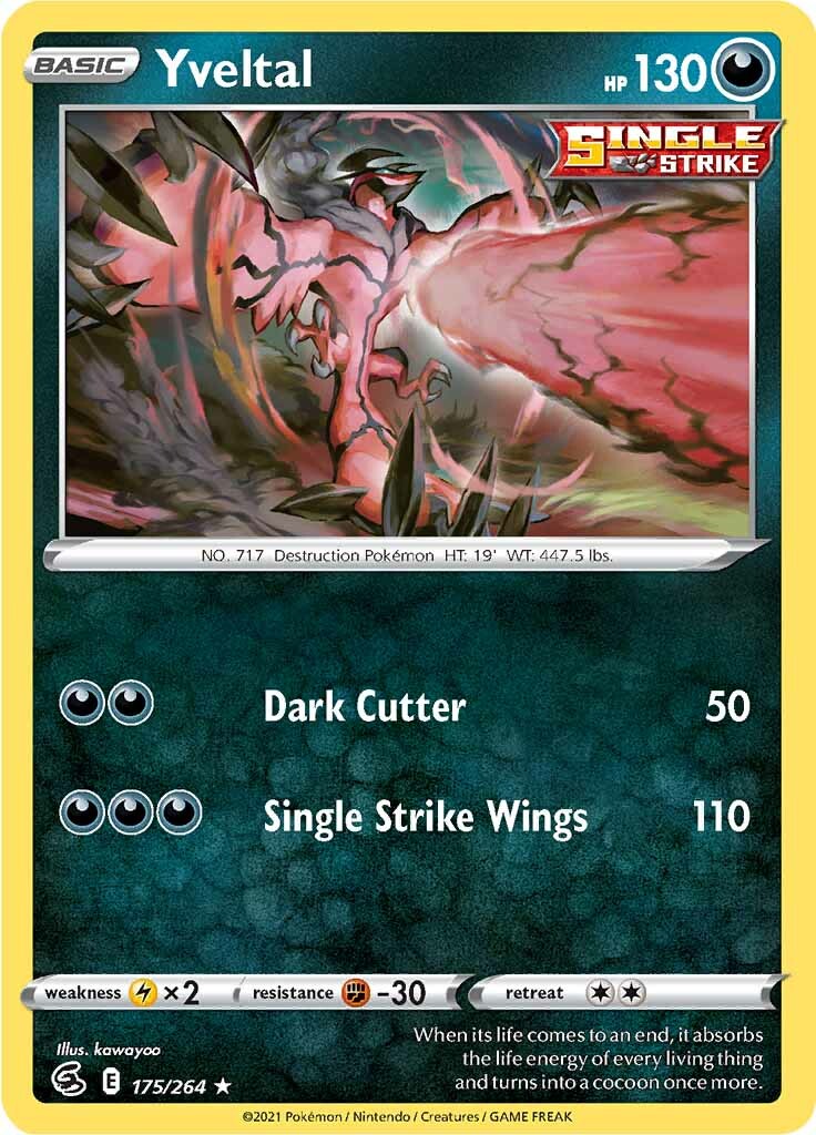 Yveltal (175/264) [Sword & Shield: Fusion Strike] | Exor Games Bridgewater