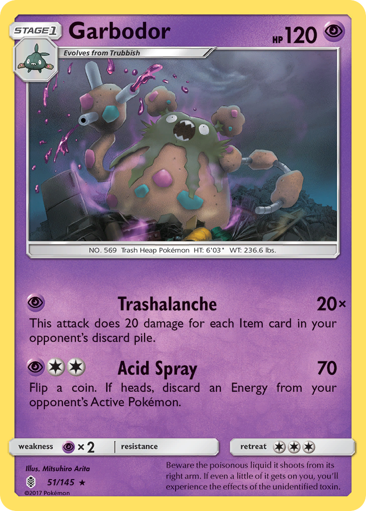 Garbodor (51/145) [Sun & Moon: Guardians Rising] | Exor Games Bridgewater