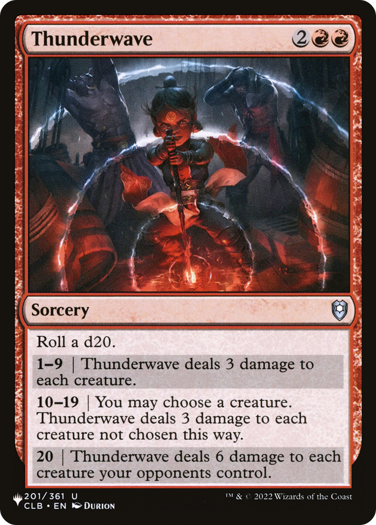 Thunderwave [The List] | Exor Games Bridgewater