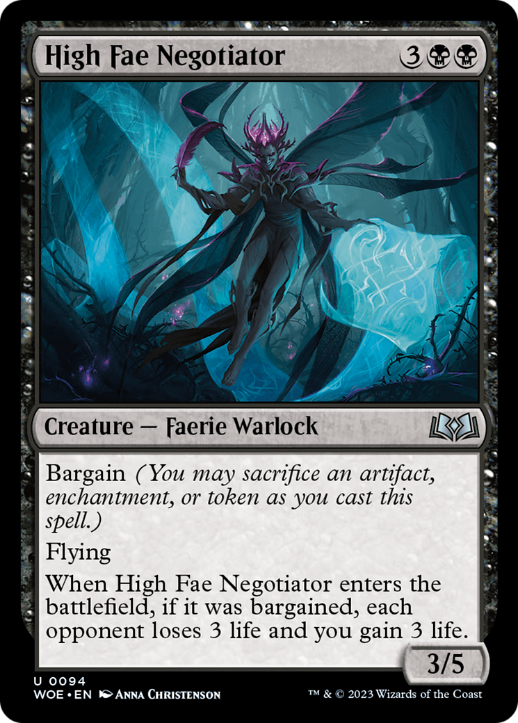 High Fae Negotiator [Wilds of Eldraine] | Exor Games Bridgewater