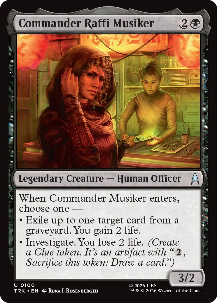 Commander Raffi Musiker [Star Trek] | Exor Games Bridgewater