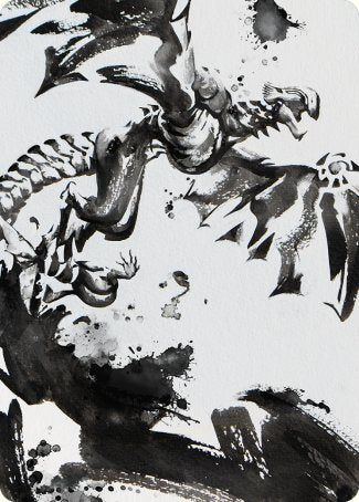 Quicksilver Fisher Art Card [Phyrexia: All Will Be One Art Series] | Exor Games Bridgewater