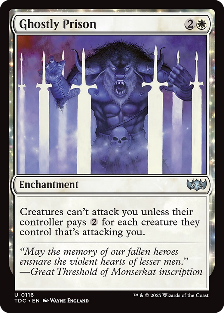 Ghostly Prison [Tarkir: Dragonstorm Commander] | Exor Games Bridgewater