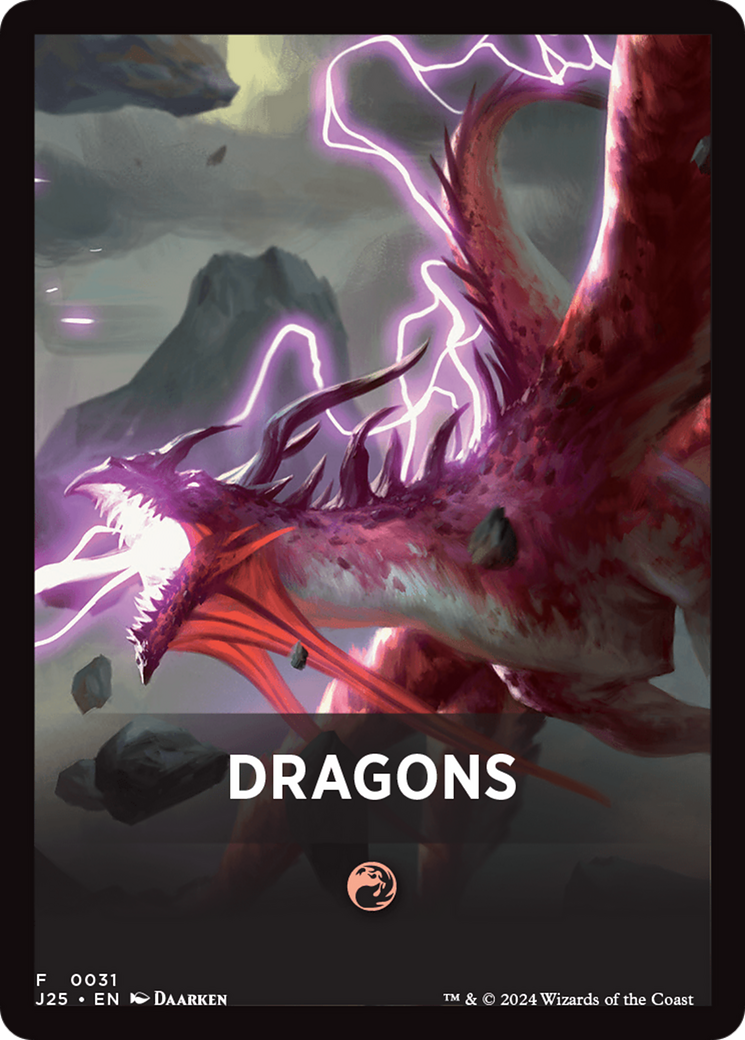 Dragons Theme Card [Foundations Jumpstart Front Cards] | Exor Games Bridgewater