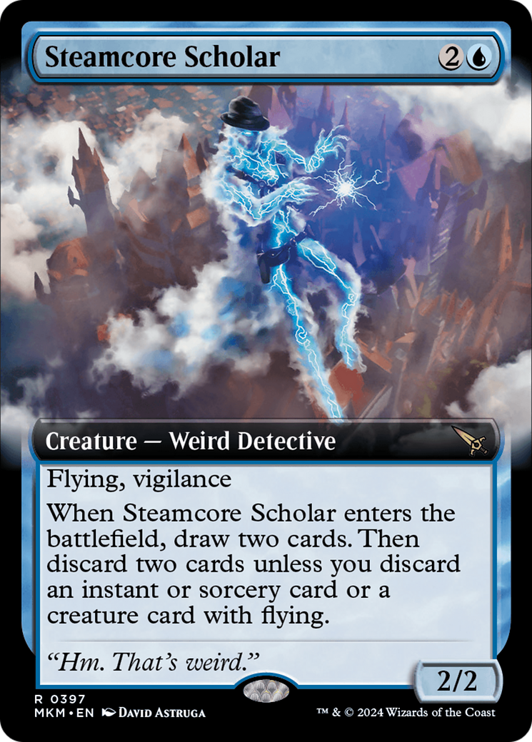 Steamcore Scholar (Extended Art) [Murders at Karlov Manor] | Exor Games Bridgewater