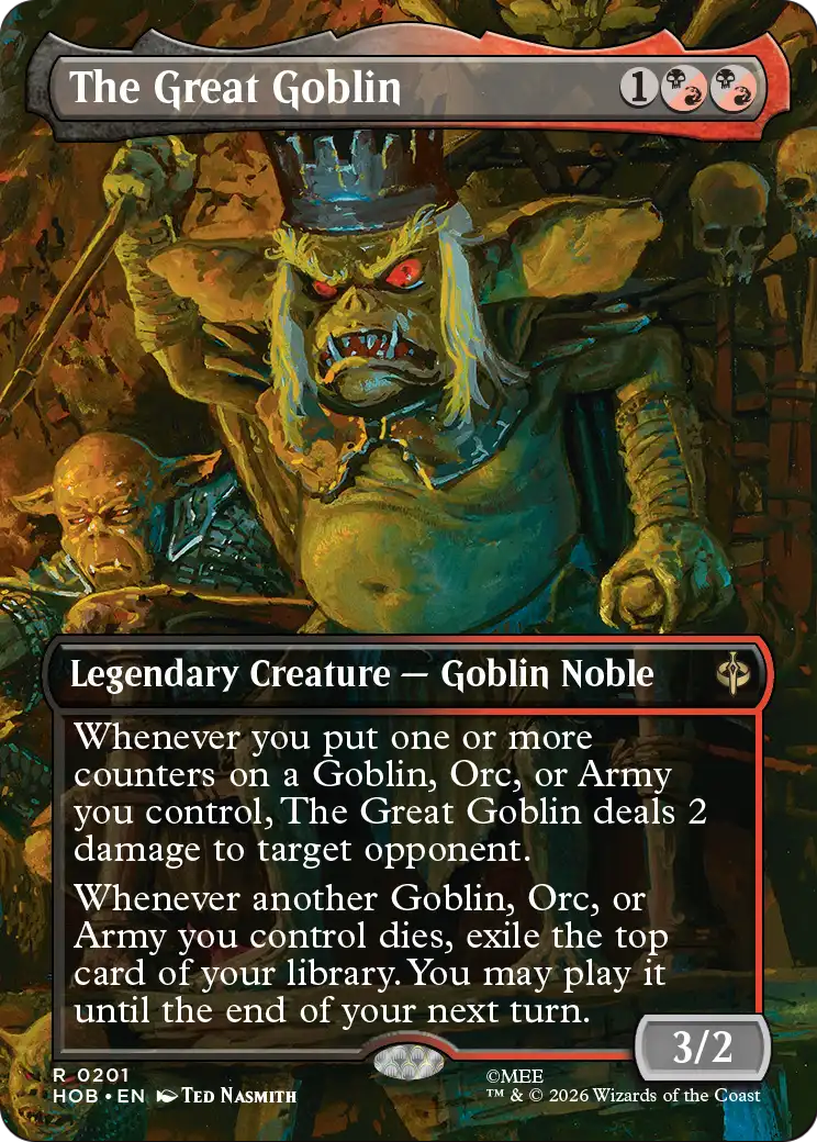 The Great Goblin (Borderless) [The Hobbit] | Exor Games Bridgewater