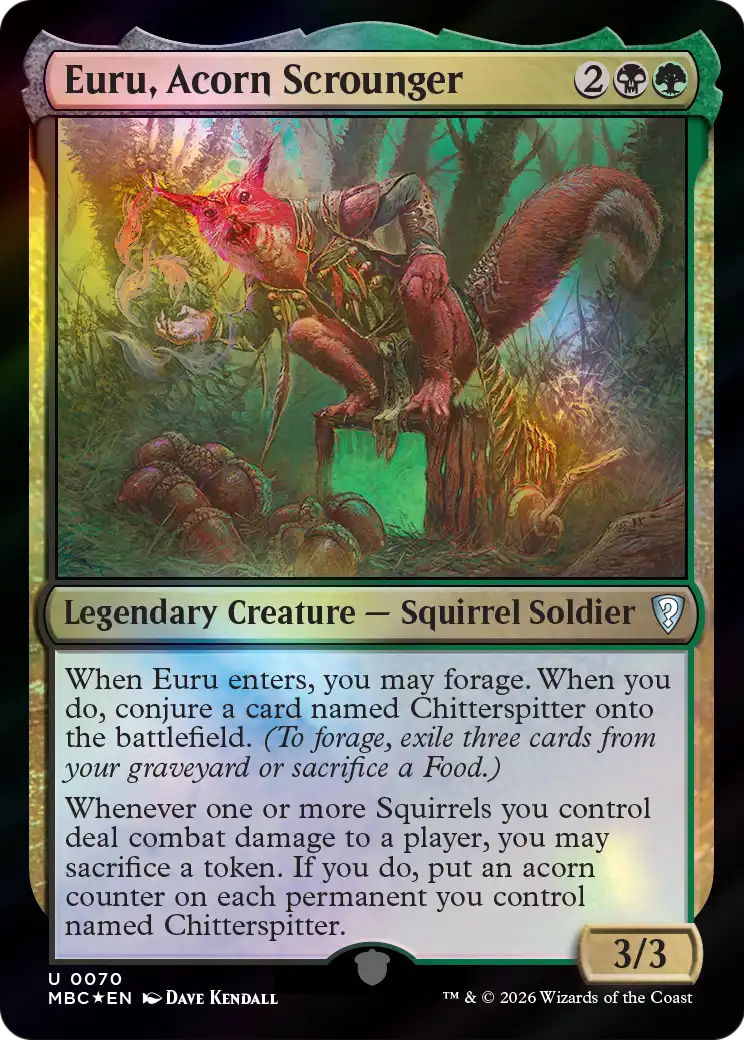 Euru, Acorn Scrounger [Mystery Booster: Commander Edition] | Exor Games Bridgewater