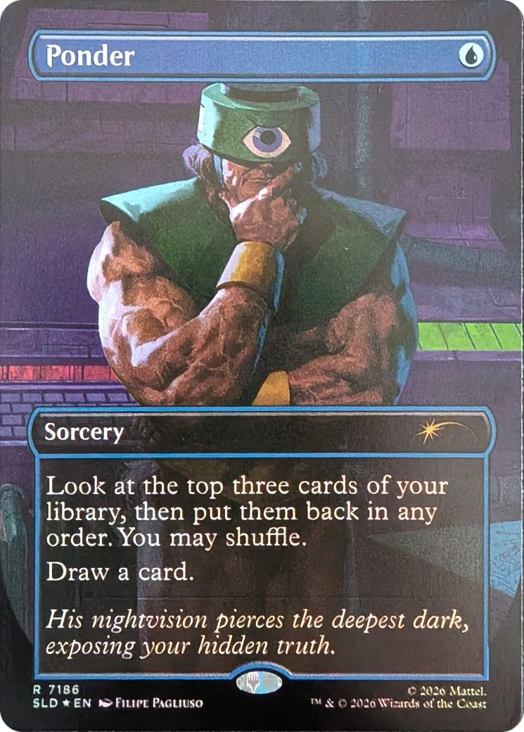 Ponder (7186) [Secret Lair Drop Series] | Exor Games Bridgewater