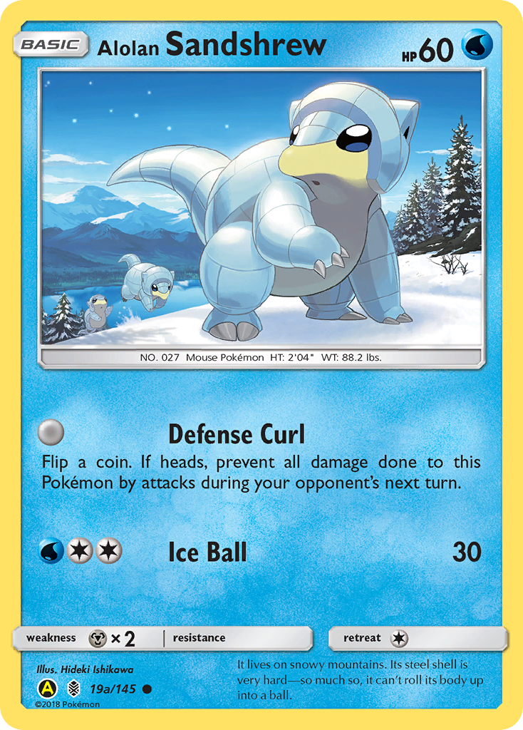 Alolan Sandshrew (19a/145) [Alternate Art Promos] | Exor Games Bridgewater