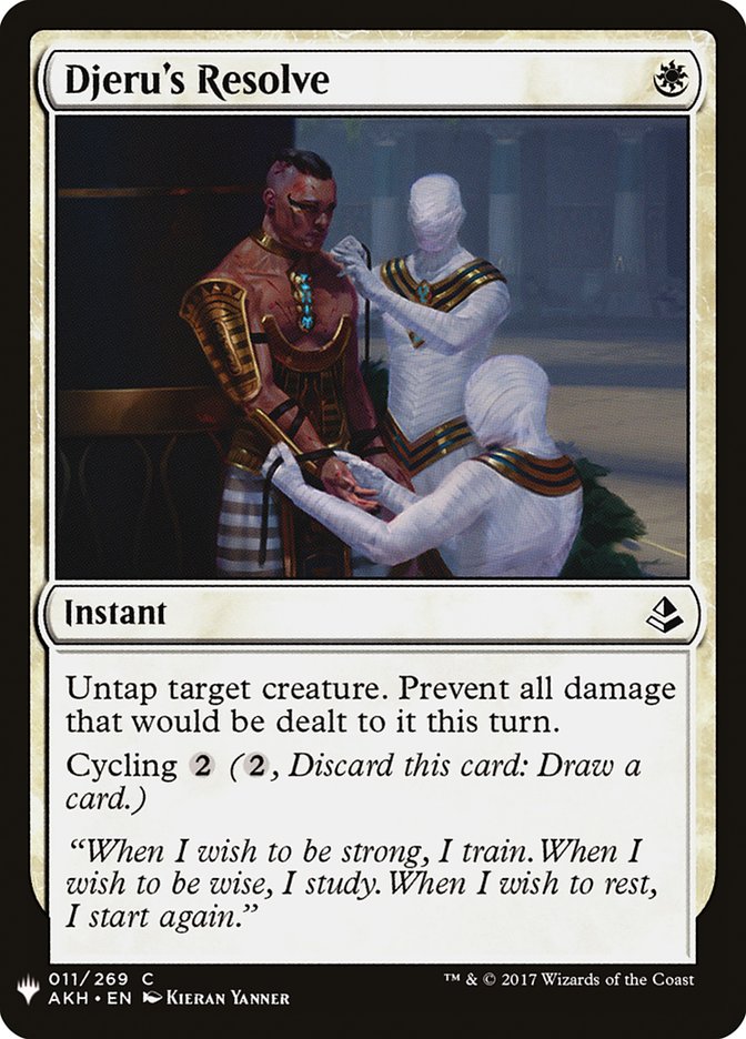 Djeru's Resolve [Mystery Booster] | Exor Games Bridgewater