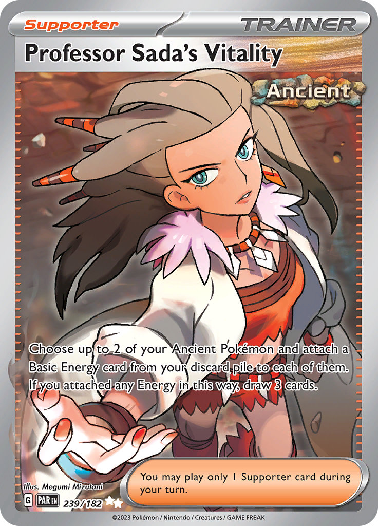 Professor Sada's Vitality (239/182) [Scarlet & Violet: Paradox Rift] | Exor Games Bridgewater