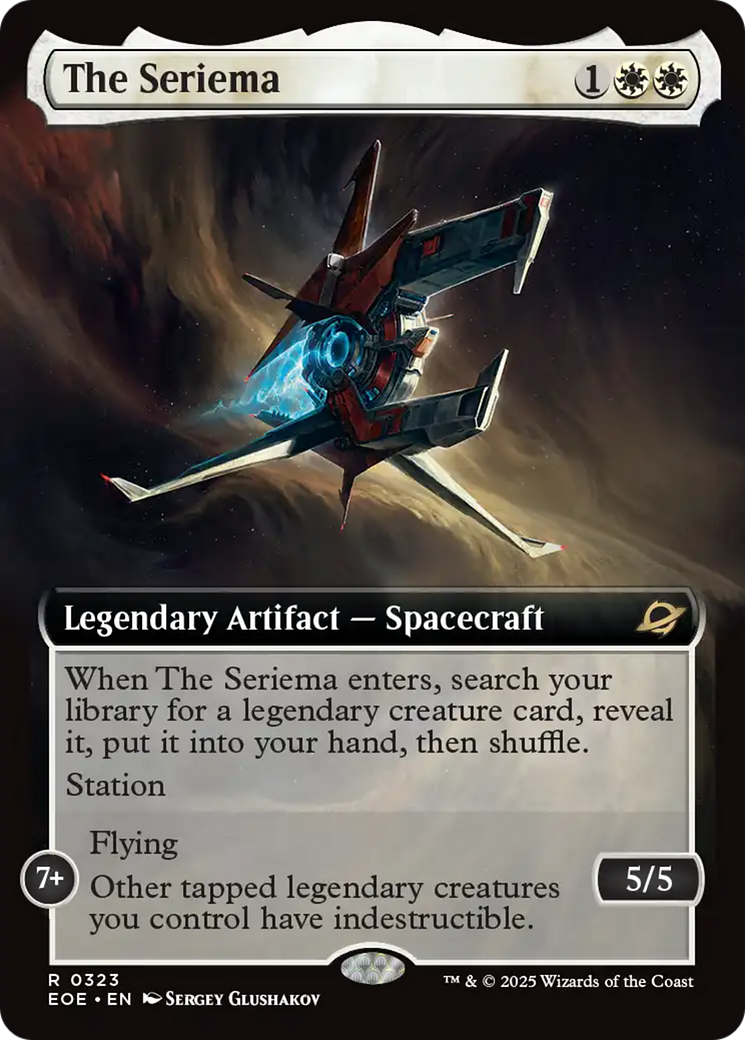 The Seriema (Extended Art) [Edge of Eternities] | Exor Games Bridgewater