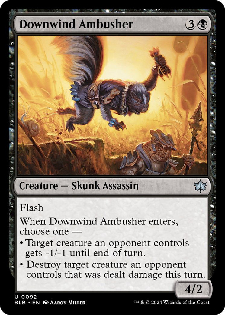 Downwind Ambusher [Bloomburrow] | Exor Games Bridgewater