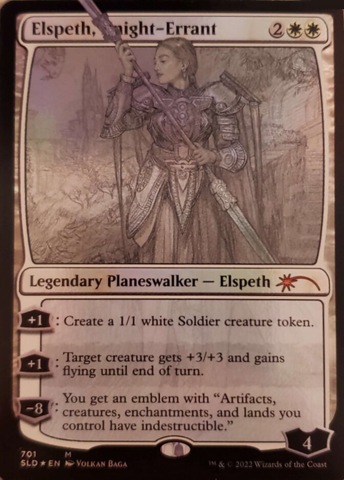 Elspeth, Knight-Errant (Sketch) [Secret Lair Drop Promos] | Exor Games Bridgewater