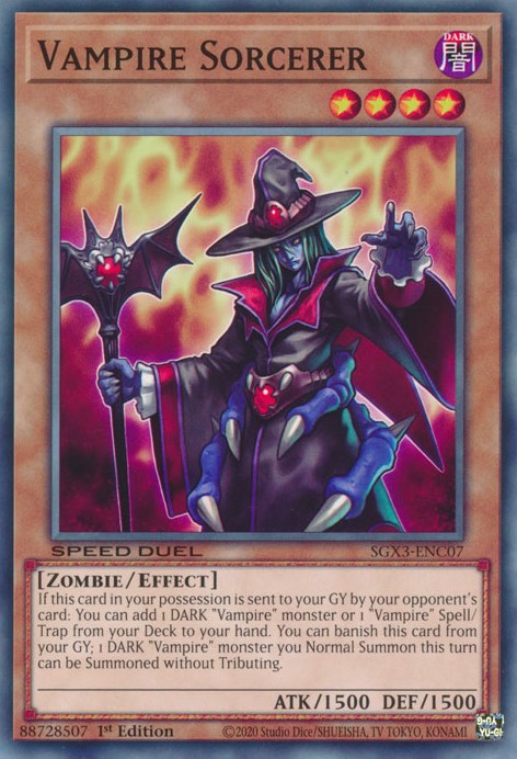 Vampire Sorcerer [SGX3-ENC07] Common | Exor Games Bridgewater