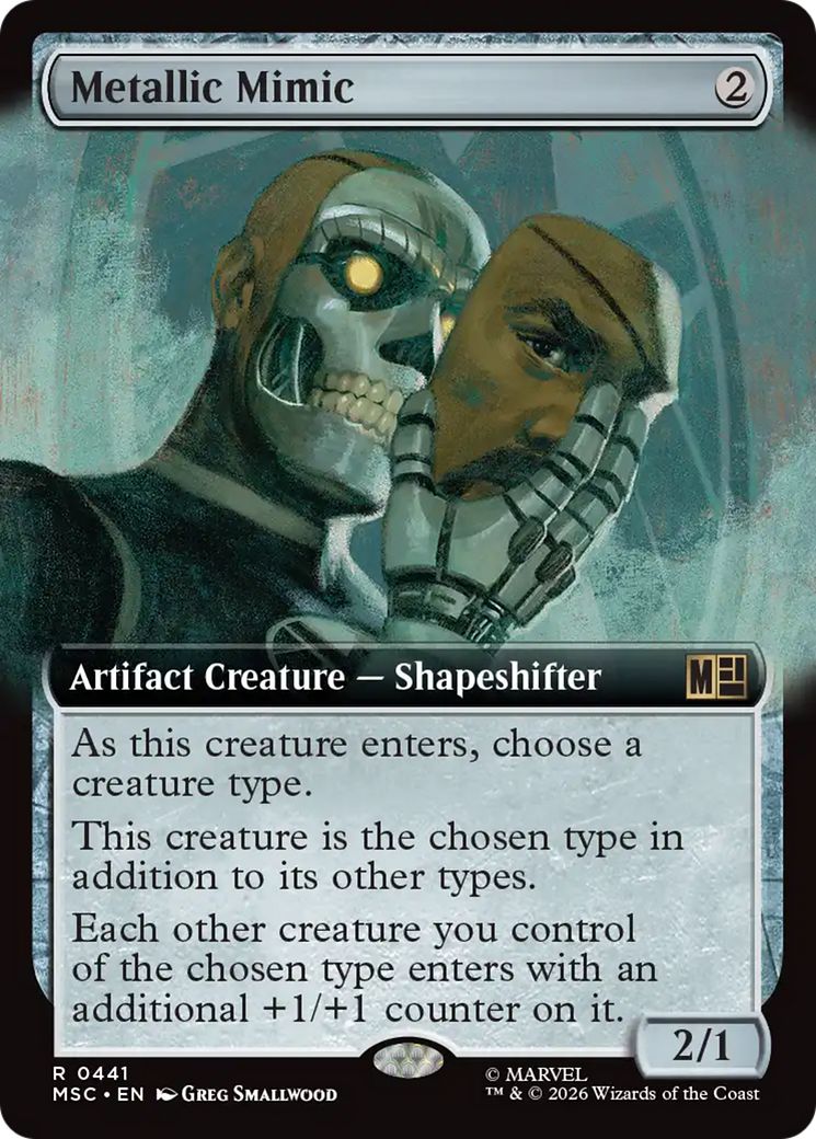 Metallic Mimic (Extended Art) [Marvel Super Heroes Commander] | Exor Games Bridgewater