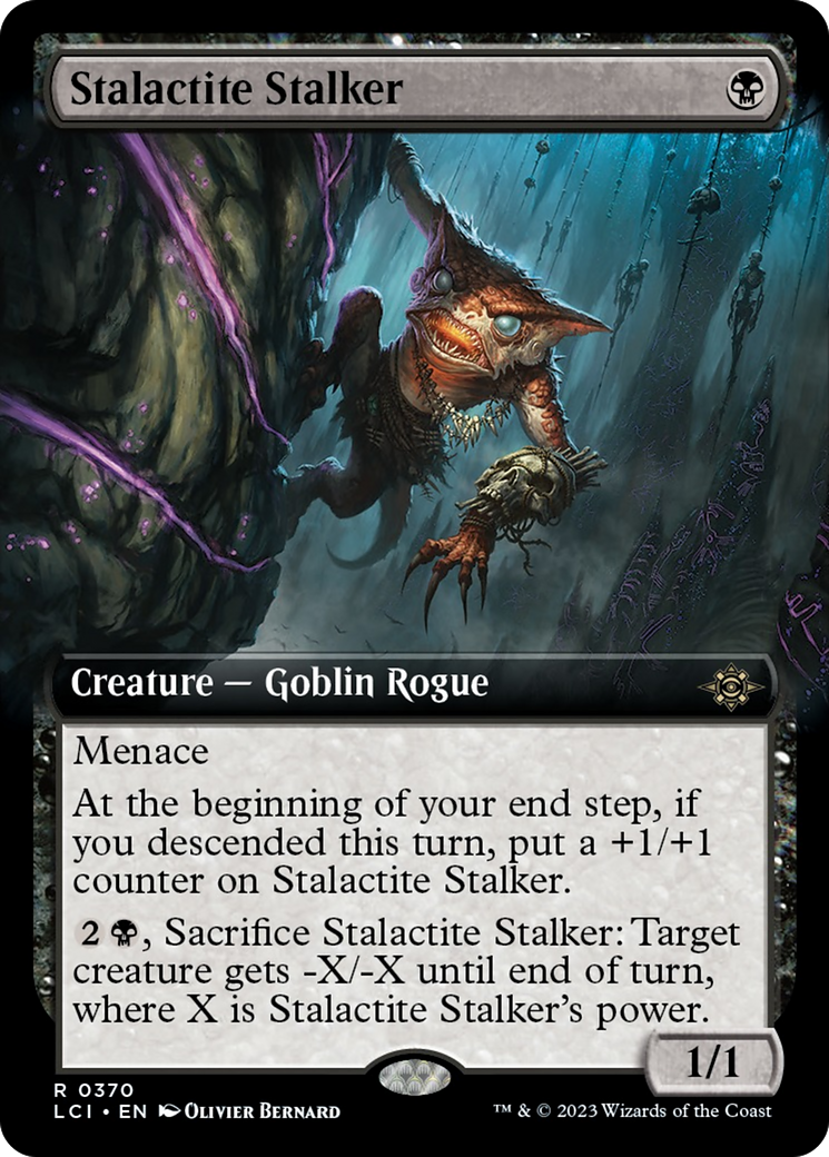 Stalactite Stalker (Extended Art) [The Lost Caverns of Ixalan] | Exor Games Bridgewater