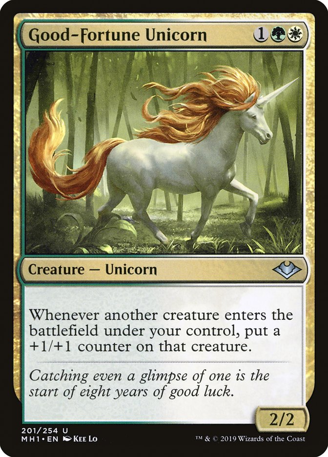 Good-Fortune Unicorn [Modern Horizons] | Exor Games Bridgewater