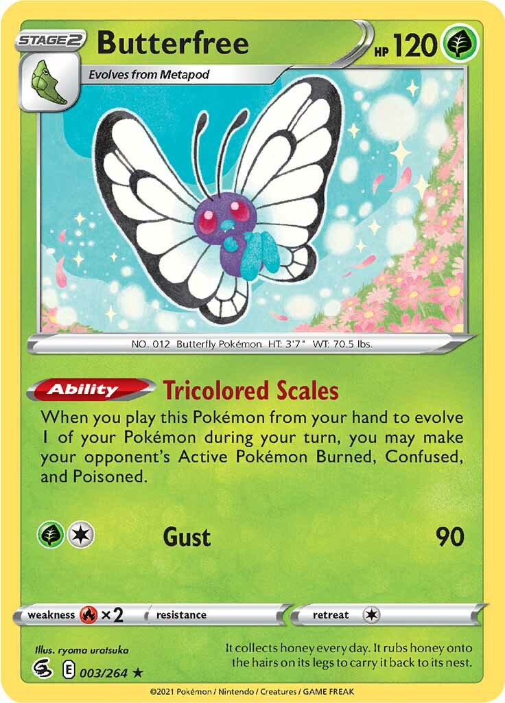 Butterfree (003/264) [Sword & Shield: Fusion Strike] | Exor Games Bridgewater