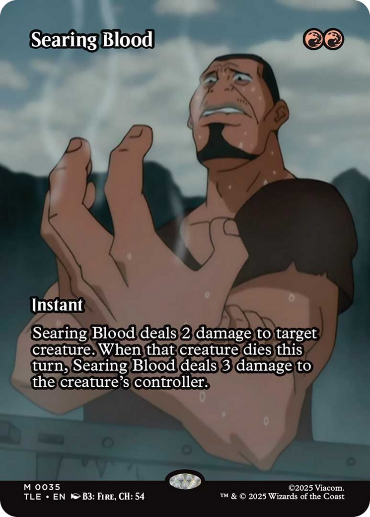 Searing Blood (Borderless) [Avatar: The Last Airbender: Eternal-Legal] | Exor Games Bridgewater