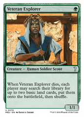 Veteran Explorer (White Border) [Mystery Booster 2] | Exor Games Bridgewater