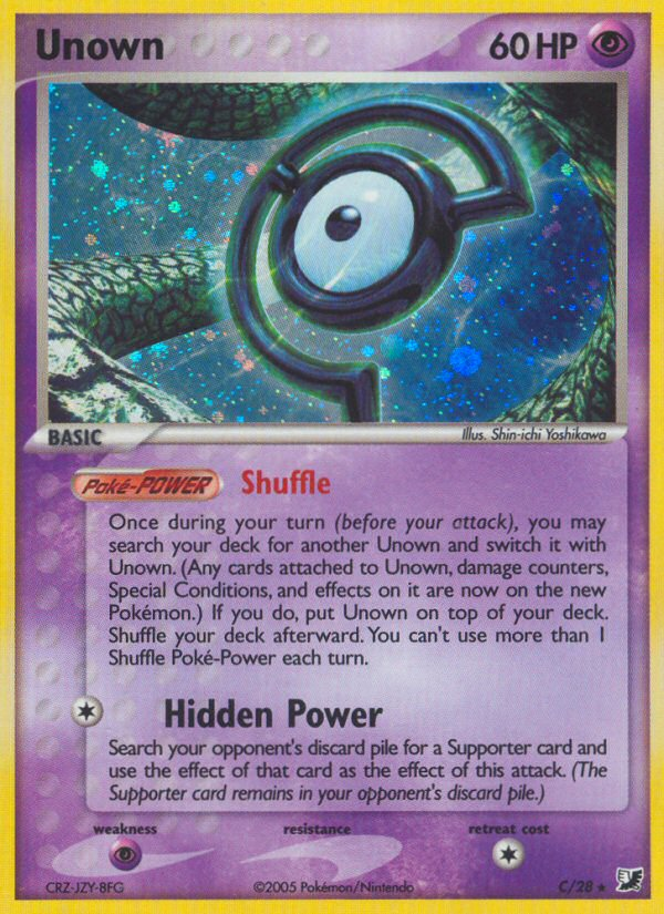 Unown (C) (C/28) [EX: Unseen Forces] | Exor Games Bridgewater