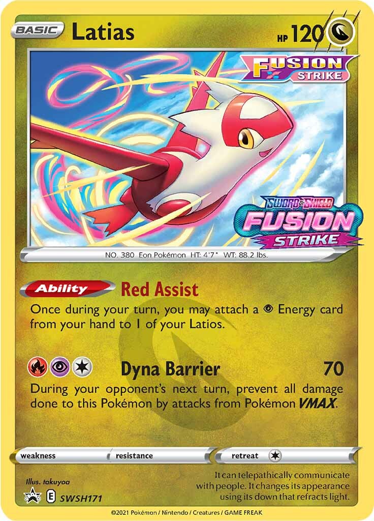 Latias (SWSH171) (Prerelease Promo) [Sword & Shield: Black Star Promos] | Exor Games Bridgewater