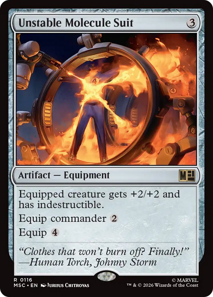 Unstable Molecule Suit (Surge Foil) [Marvel Super Heroes Commander] | Exor Games Bridgewater