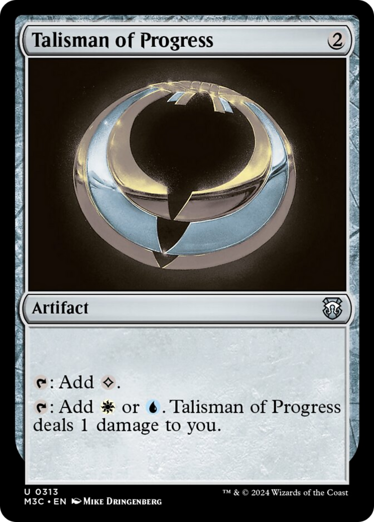 Talisman of Progress (Ripple Foil) [Modern Horizons 3 Commander] | Exor Games Bridgewater