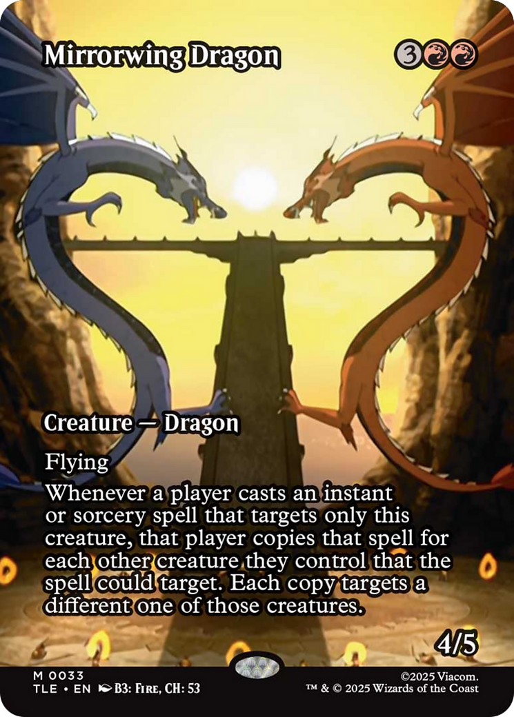 Mirrorwing Dragon (Borderless) [Avatar: The Last Airbender: Eternal-Legal] | Exor Games Bridgewater