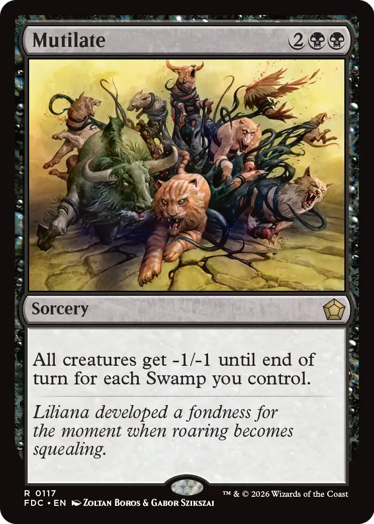 Mutilate [Foundations Commander] | Exor Games Bridgewater