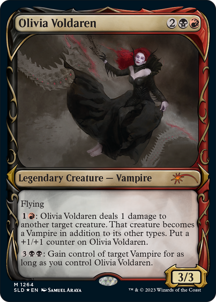 Olivia Voldaren (Halo Foil) [Secret Lair Drop Series] | Exor Games Bridgewater
