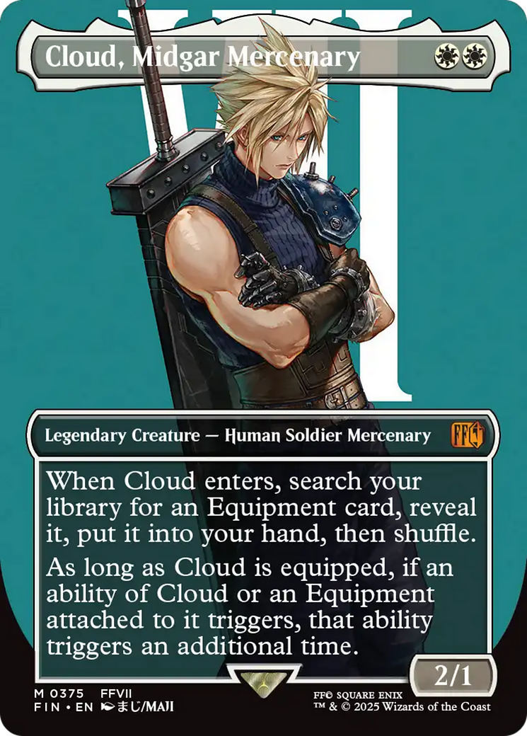 Cloud, Midgar Mercenary (Borderless) [FINAL FANTASY] | Exor Games Bridgewater