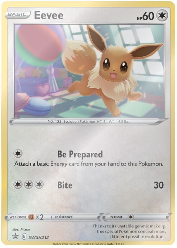 Eevee (SWSH212) [Sword & Shield: Black Star Promos] | Exor Games Bridgewater