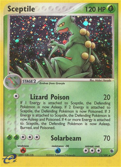 Sceptile (11/109) [EX: Ruby & Sapphire] | Exor Games Bridgewater