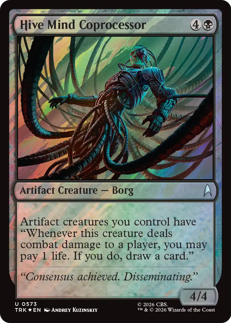 Hive Mind Coprocessor (Surge Foil) [Star Trek] | Exor Games Bridgewater