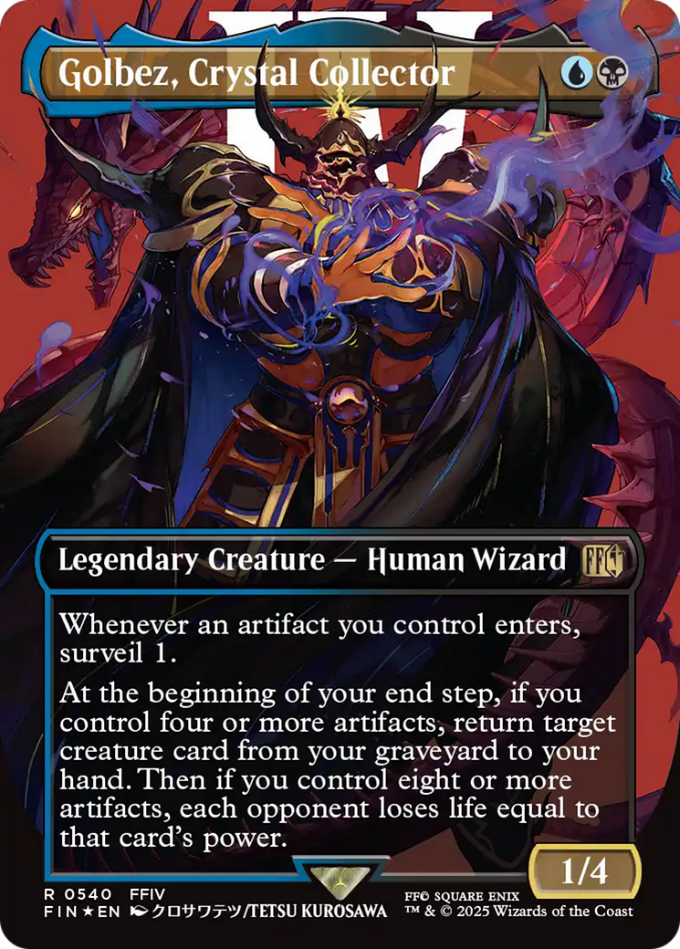 Golbez, Crystal Collector (Borderless) (Surge Foil) [FINAL FANTASY] | Exor Games Bridgewater