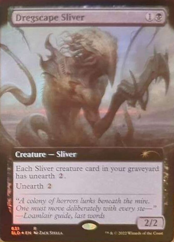 Dregscape Sliver (Extended Art) [Secret Lair Drop Promos] | Exor Games Bridgewater