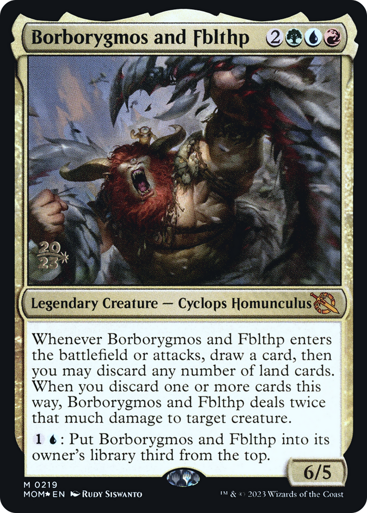 Borborygmos and Fblthp [March of the Machine Prerelease Promos] | Exor Games Bridgewater